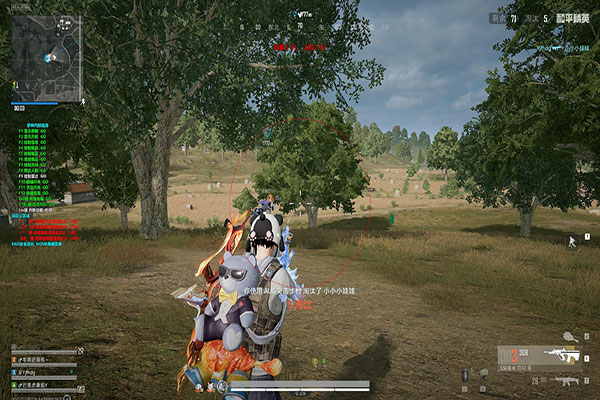 辅助软件自动瞄准效果